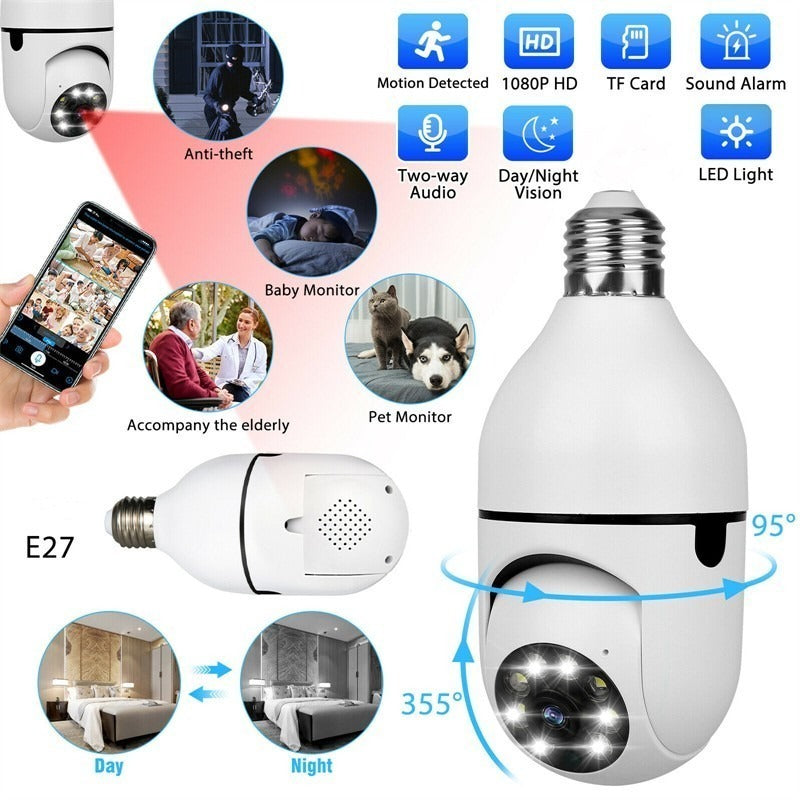 2MP WiFi Bulb Camera