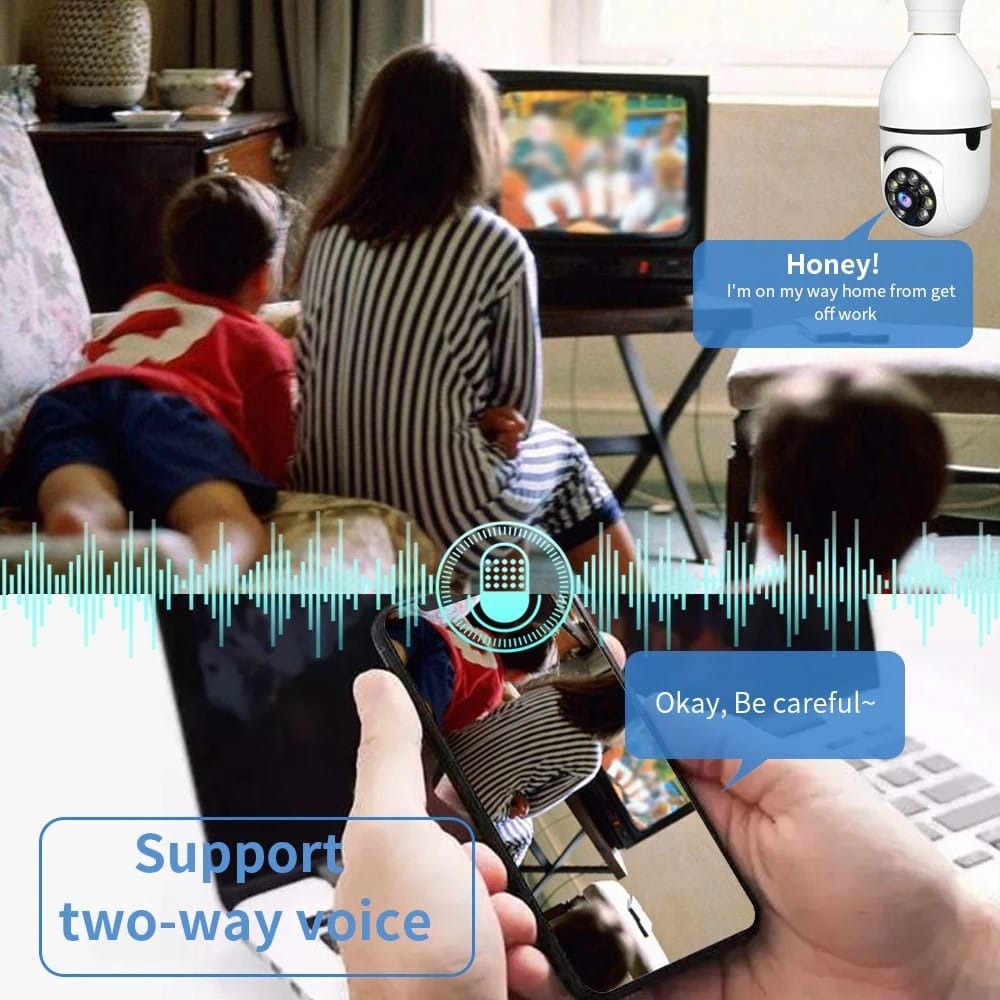2MP WiFi Bulb Camera