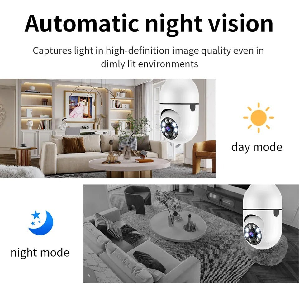 2MP WiFi Bulb Camera