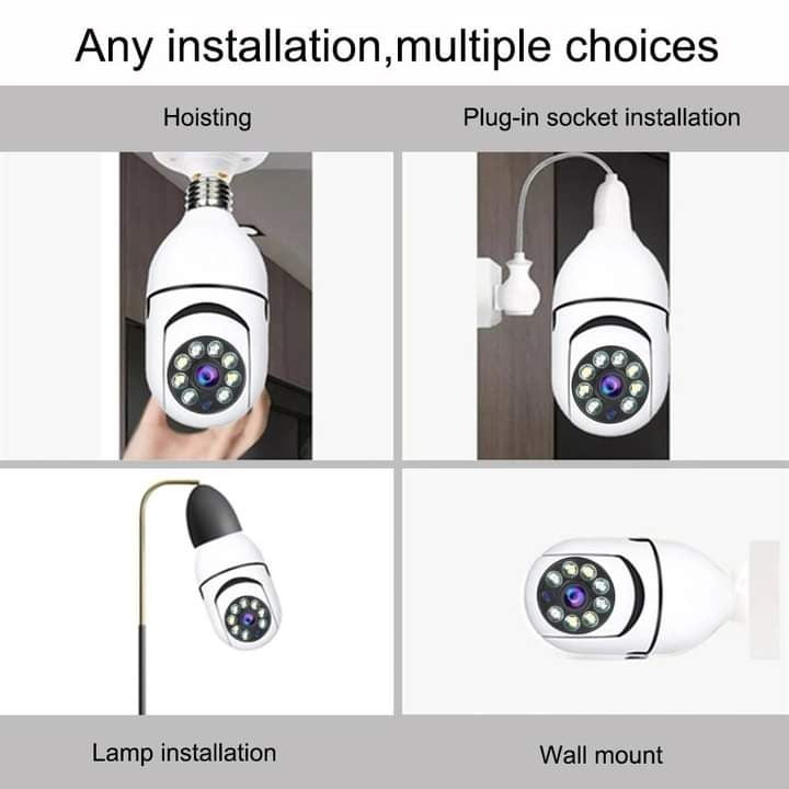 2MP WiFi Bulb Camera