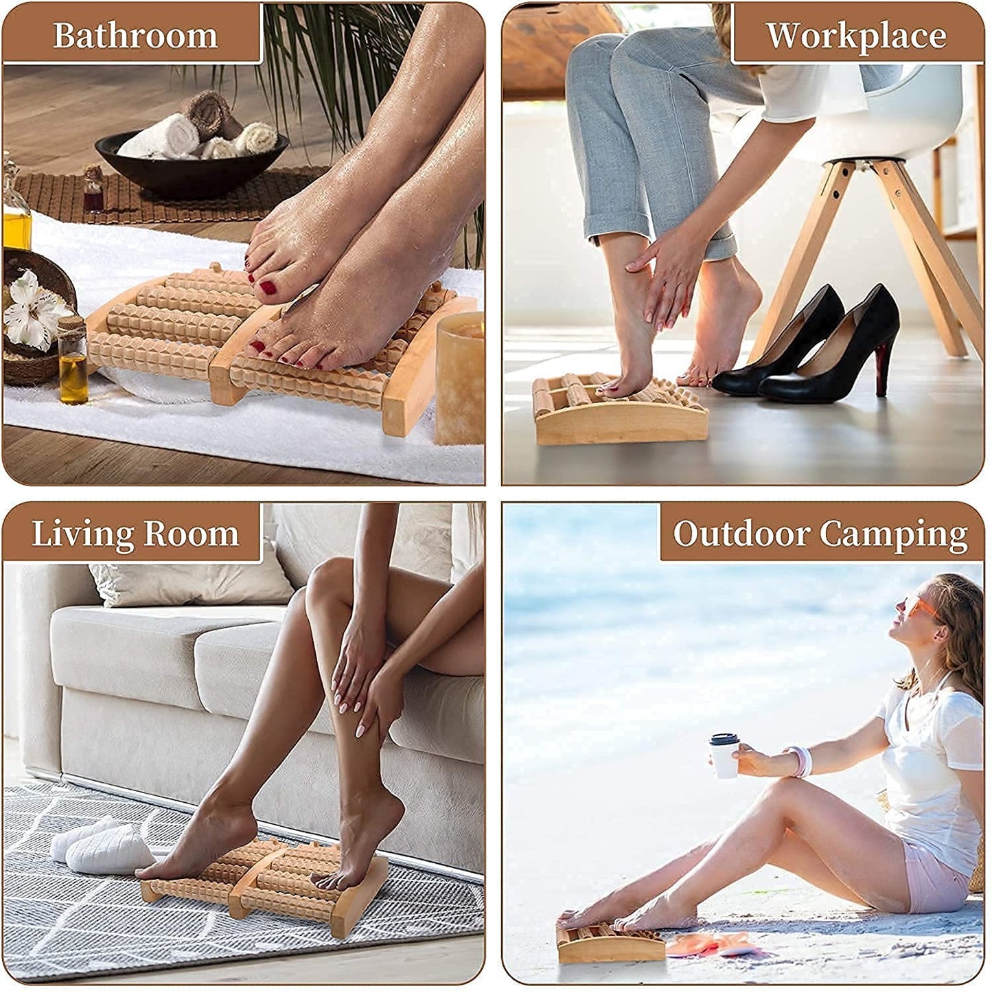 Foot Wooden Massager