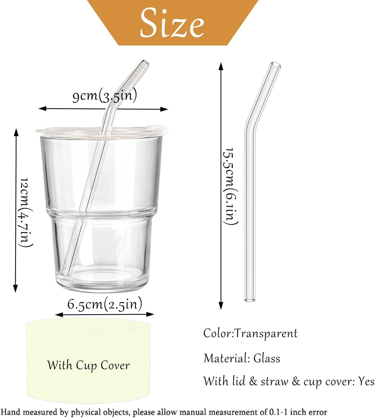 Glass Tumbler Mug